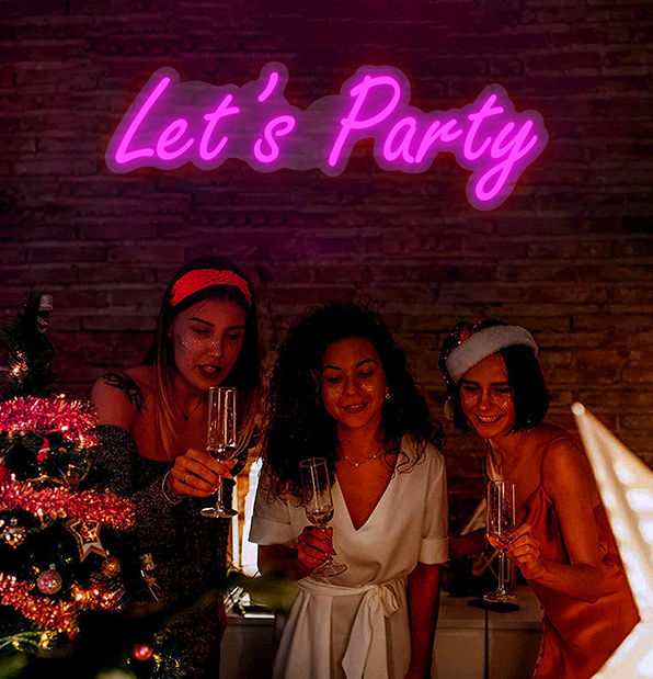 Lets Party Neon Sign